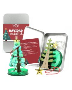 Arbolito de Navidad Mágico en Lata Personalizada vitola