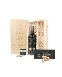 Caja madera Deluxe Navidad