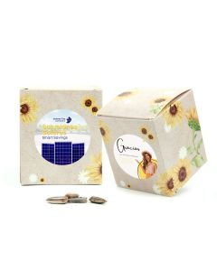 Cajita personalizada con kit de girasoles