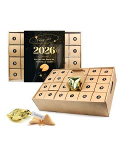 Calendario de Adviento con Galletas de la Fortuna