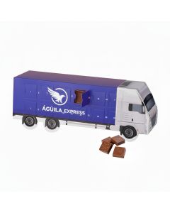 Calendario de Adviento en forma de camión 3D