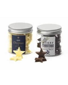 Chocolates de Navidad en botecitos 