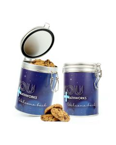 Lata clip personalizada con galletas cookies