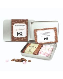 Lata con kit de Chocolate caliente - Postres Navideños con vitola