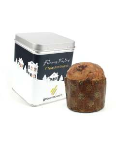 Panettone en caja personalizada
