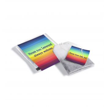 Bolsita de té con tarjetita personalizada