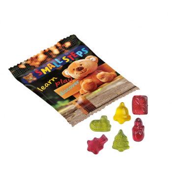 Bolsita gominolas navideñas personalizada