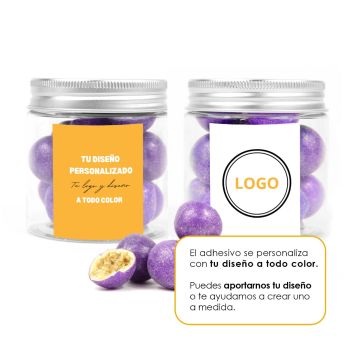 Bote personalizado con chocolate para Día de la Mujer