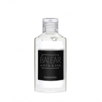 Botella gel hidroalcoholico personalizada