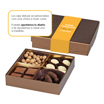 CAJA CON 4 DELICIAS DELUXE PARA NAVIDAD