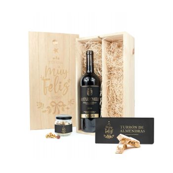 Caja madera Deluxe Navidad