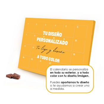 Calendario adviento A4 personalizado