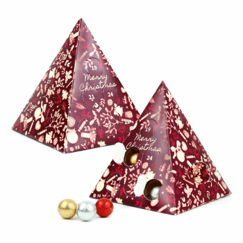 Calendario adviento personalizado pirámide