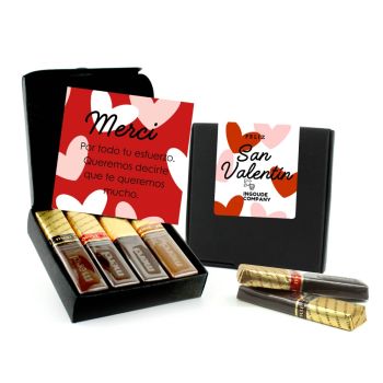 Chocolates Merci en Caja Personalizada para San Valentín