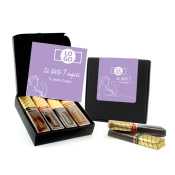 Chocolate Merci en caja personalizada para día de la Mujer