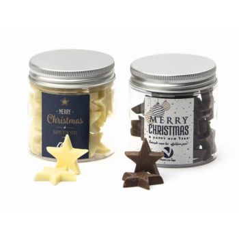 Chocolates de Navidad en botecitos