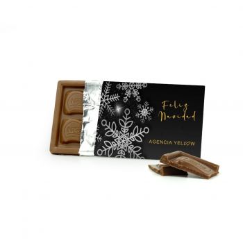 Chocolatina Feliz Navidad Nestlé personalizada