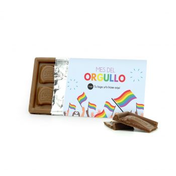 Chocolatina Nestle - obsequio Día del Orgullo