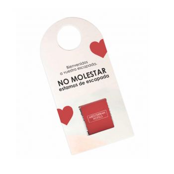 Colgador con chocolate San Valentín
