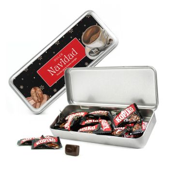 Estuche con Caramelos de café para Navidad