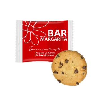 Galletas con pepitas de chocolate personalizadas