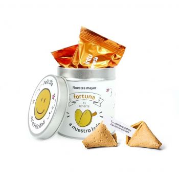 Galletas de la Fortuna en latita personalizada (2 uds)