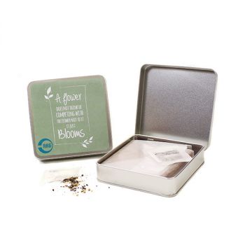 Kit cultivo semillas en lata personalizada