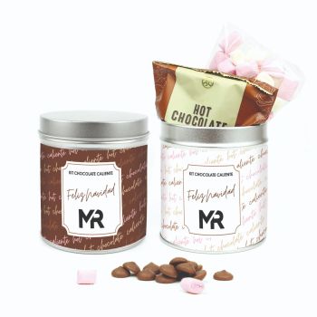 Kit de Chocolate caliente en Bote Personalizado