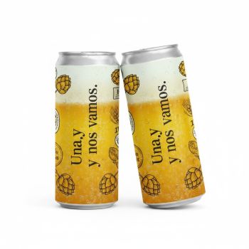 Lata cerveza personalizada