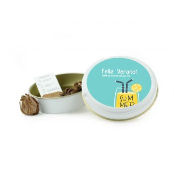 Latita con trébol 4 hojas para verano