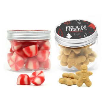 Tarrito Pet con dulces navideños a elegir