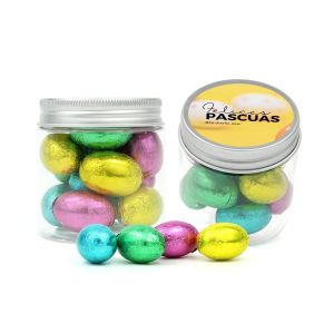 Huevos de Chocolate para Pascua en Bote Pet Personalizado