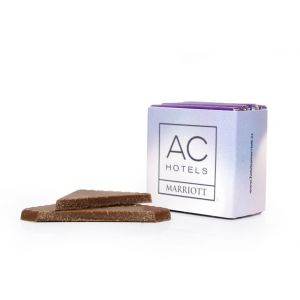 Acordeon 4 napolitanas chocolate navidad cerrado