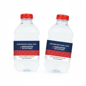 Agua 33cl personalizada botella cuadrada