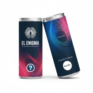 lata bebida energética personalizada