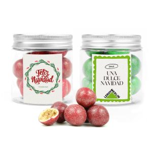 Bolas crujientes de chocolate para Navidad