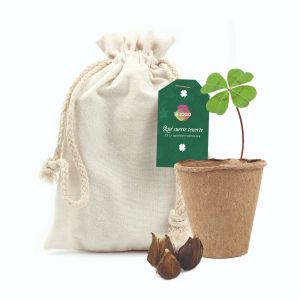 Bolsita de algodón con kit de plantación