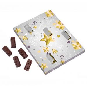 Calendario adviento chocolate con lingotes