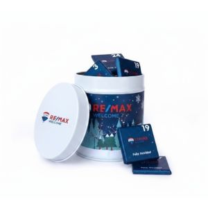 Calendario adviento personalizado en latita 