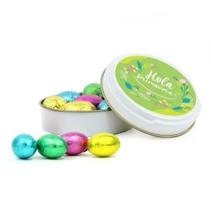 Huevos Chocolate en latita para Pascua