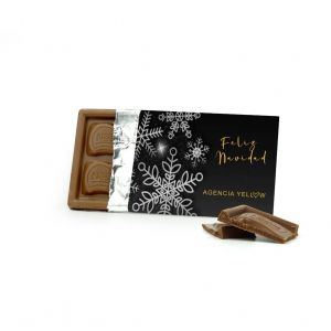Chocolatina Feliz Navidad Nestlé personalizada
