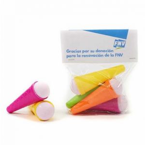 Chupachups cono helado en bolsita personalizada