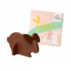 Conejo Pascua de chocolate 3 D