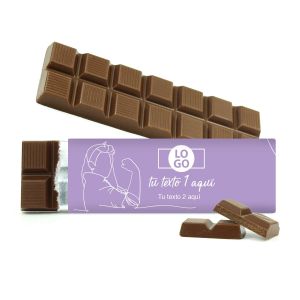 Detalles Día de la mujer - Chocolatina personalizada