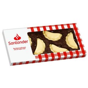 Empanadas chocolate Navidad en caja personalizada