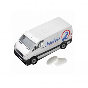 Furgoneta personalizada con mentas