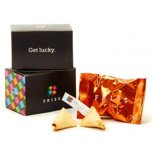Galleta de la suerte en cajita personalizada