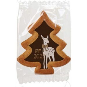 Galleta jengibre árbol navidad personalizada flowpack