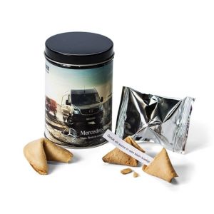 Galletas de la Fortuna con Logo en Latita (3 uds)