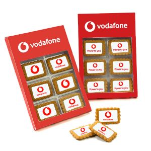 Galletas jengibre en caja personalizada